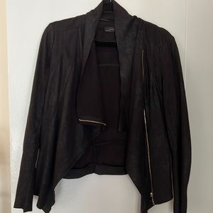 Suede black jacket